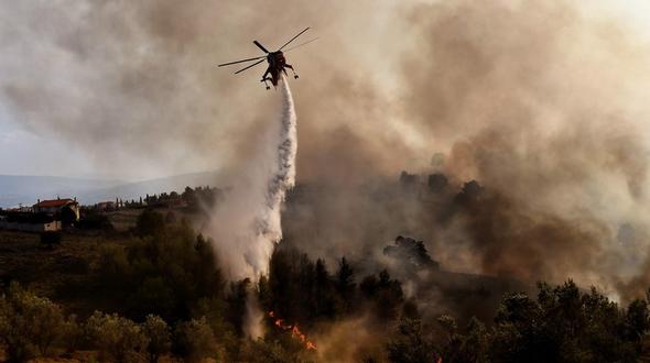 Mehrere Brände in Griechenland